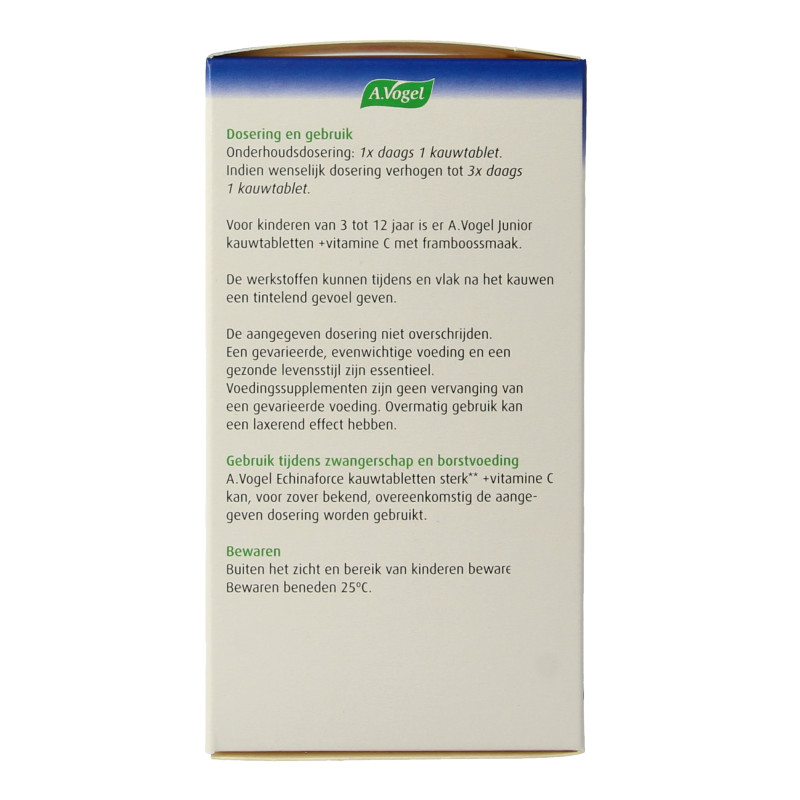 A Vogel Echinaforce kauwtablet sterk + vitamine C 60 Kauwtabletten