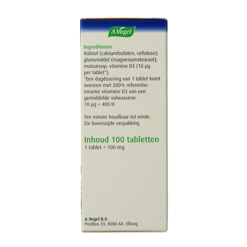 A Vogel Vitamine D3 10ug 100 Tabletten