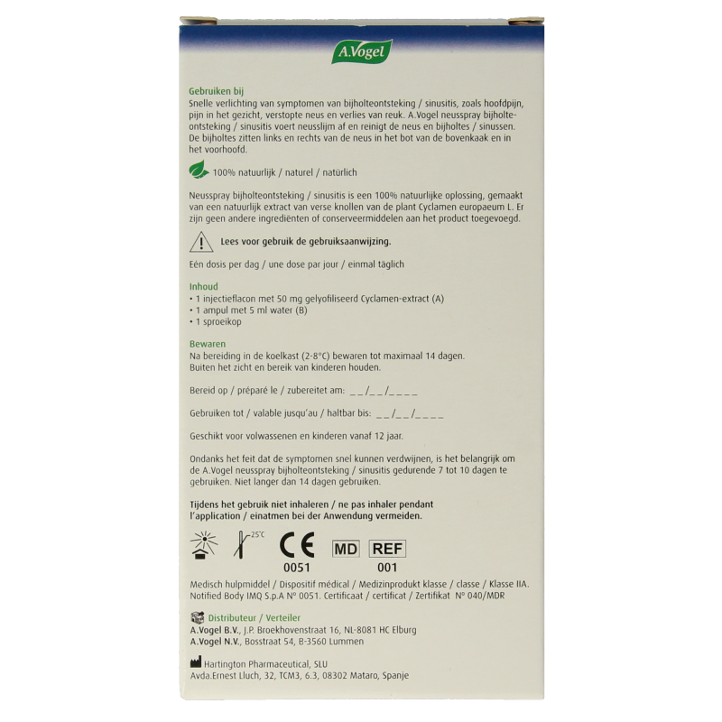 A Vogel Neusspray bijholteontsteking 1 Set