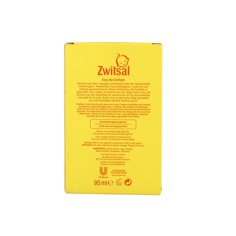 Zwitsal Eau de zwitsal 95 Milliliter