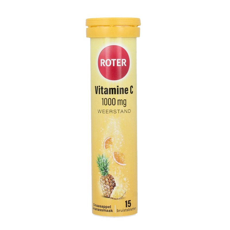 Roter Vitamine C1000 sinaasappel ananas 15 Bruistabletten