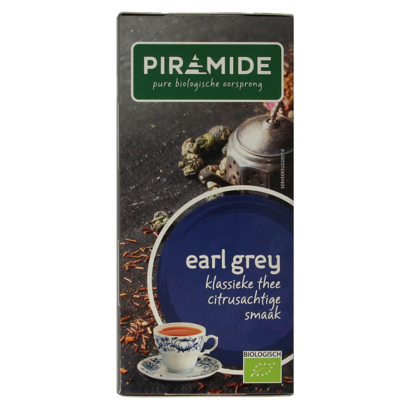 Piramide Earl grey thee eko bio 20 Zakjes
