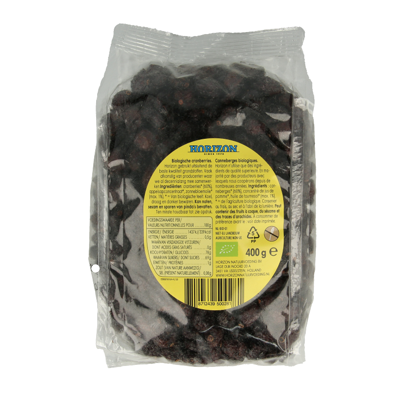 Horizon Cranberries bio 400 Gram