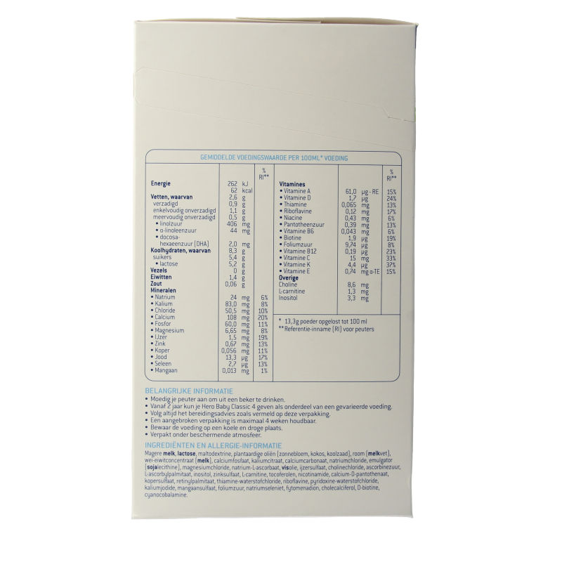 Hero Nutrasense peutermelk 4 (2+jr) 700 Gram