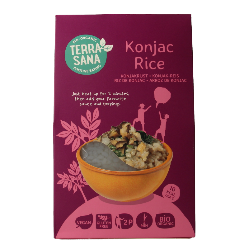 TerraSana Konjac rijst bio 250 Gram