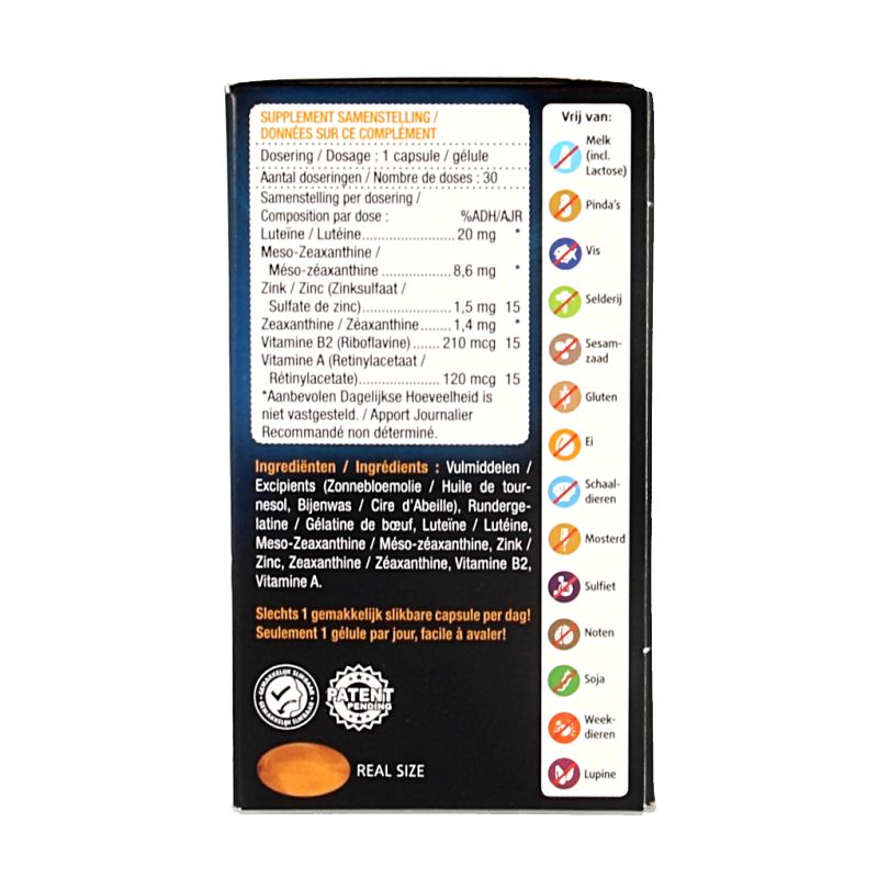 Lucovitaal Ogen scherp zien & vochtbalans 30 Capsules