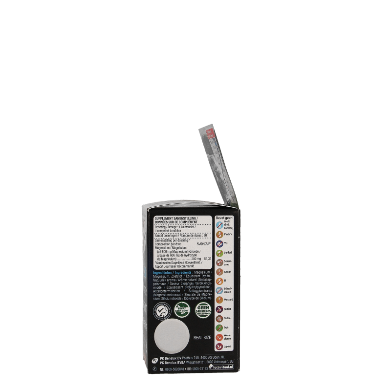 Lucovitaal Pure marine magnesium 30 Kauwtabletten