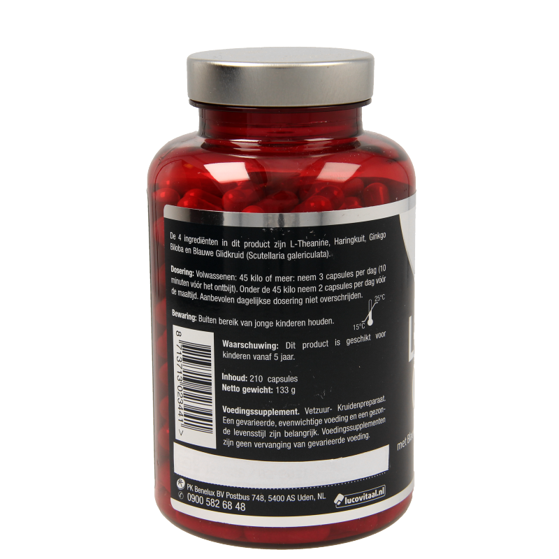Lucovitaal L-Theanine omega 3 210 Capsules