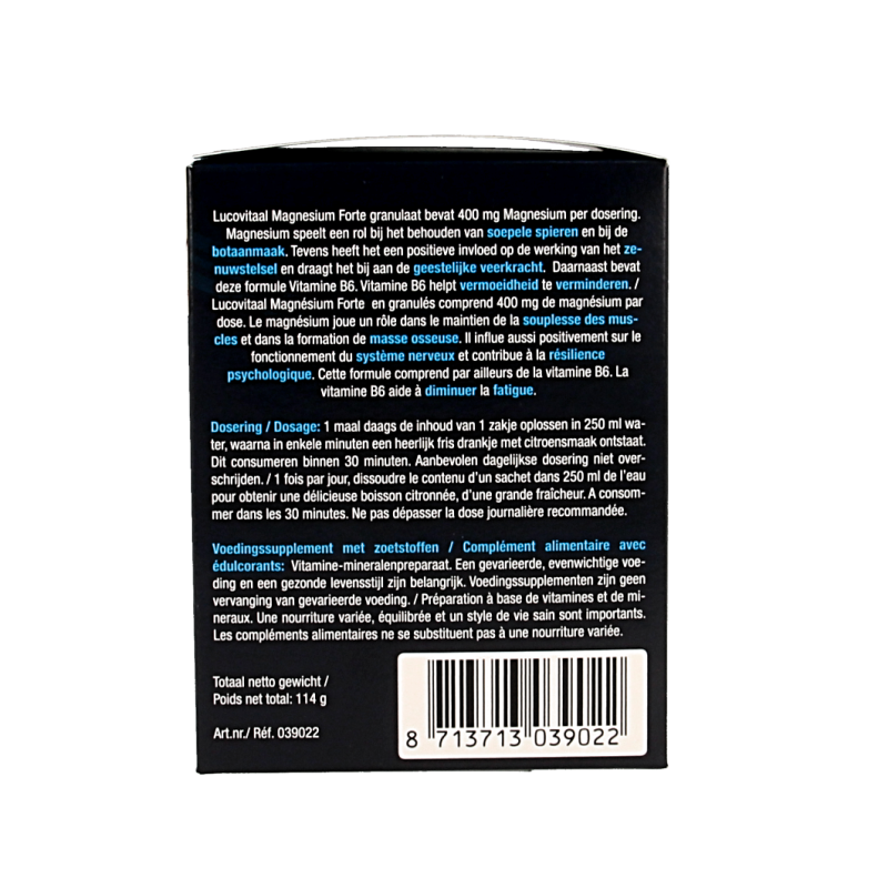 Lucovitaal Magnesium 400 forte 20 Sachets