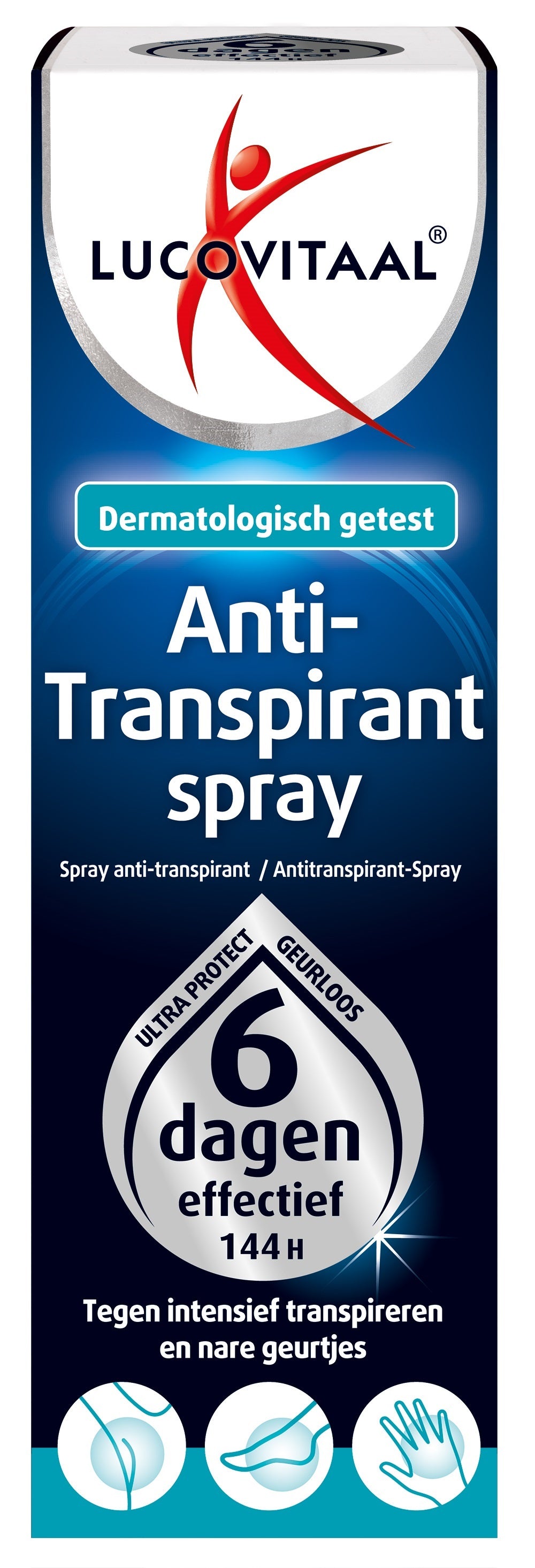 Lucovitaal Anti-transpirant spray 40 Milliliter