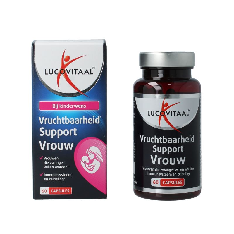Lucovitaal Vruchtbaarheid support vrouw 60 Capsules