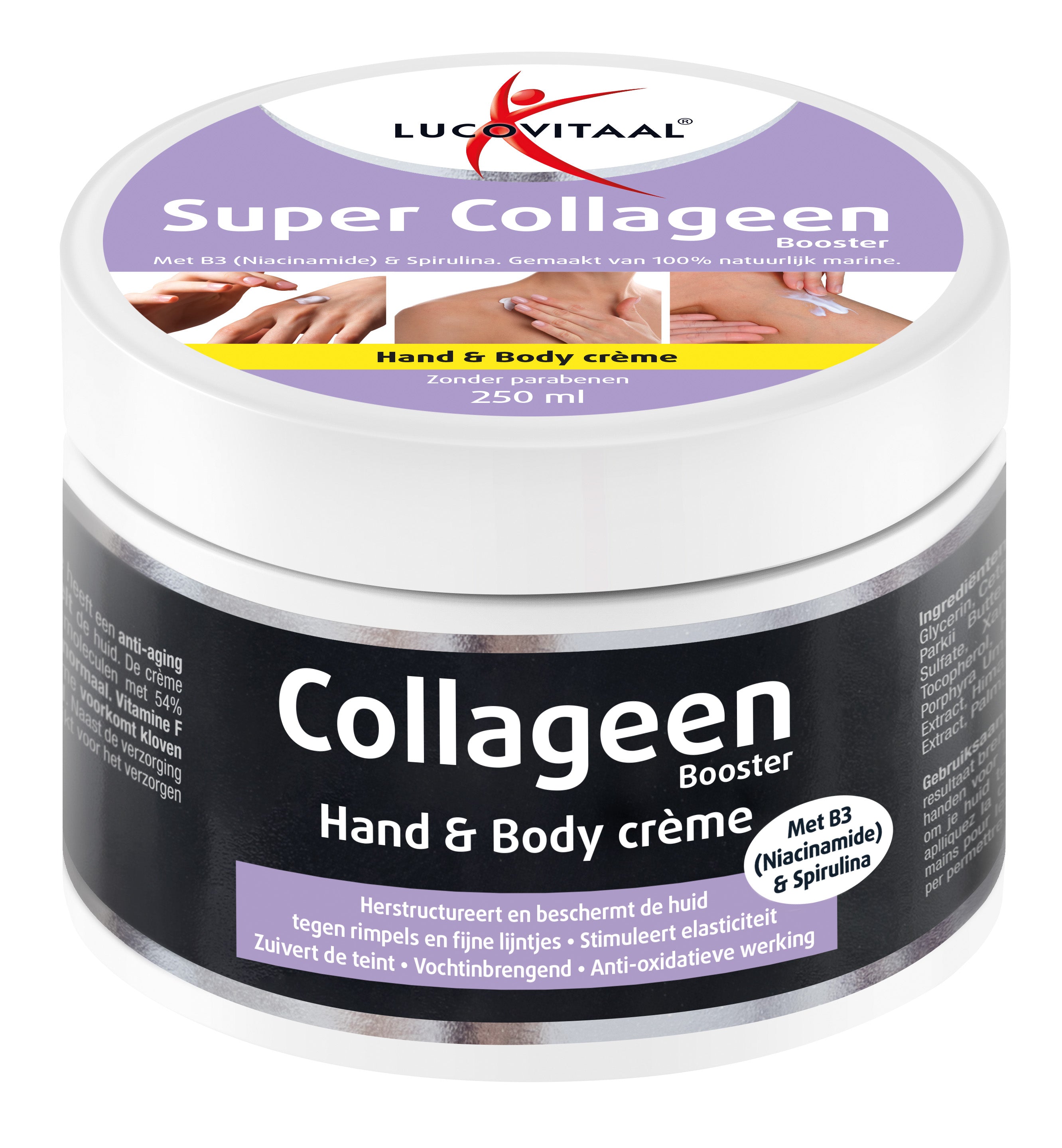 Lucovitaal Collageen hand & body creme 250 Milliliter