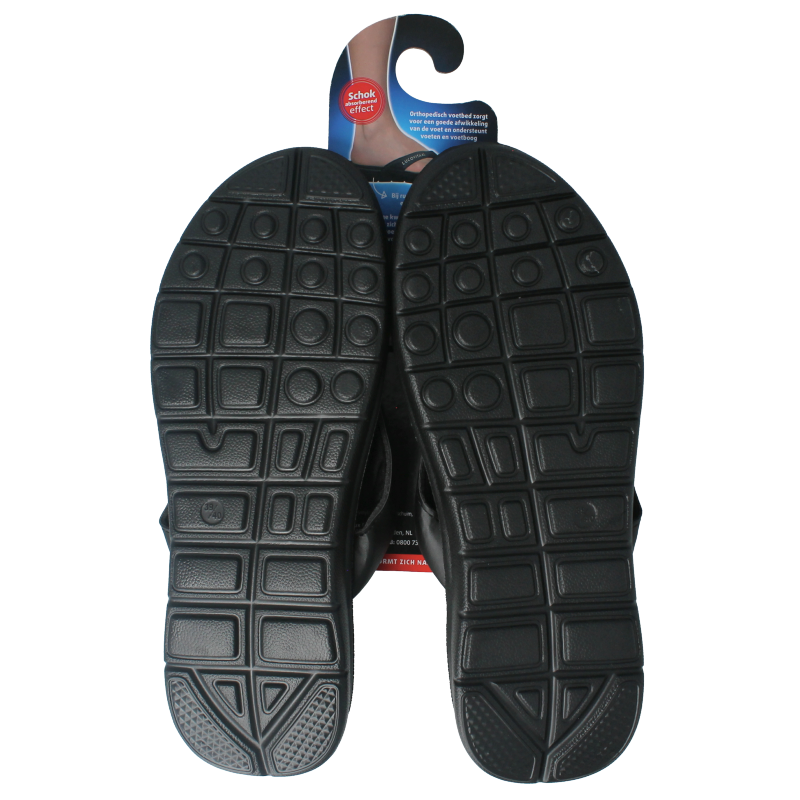 Lucovitaal Orthopedische slipper 39-40 zwart 1 Paar