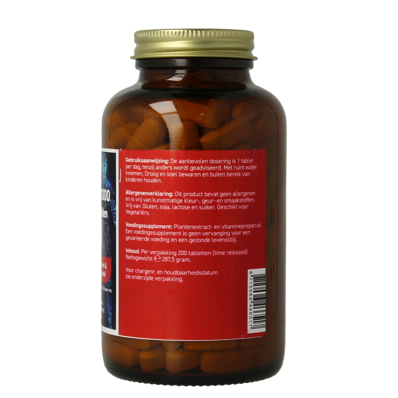 All Natural Vitamine C 1000 met bioflavonoiden & rozenbottel 200 Tabletten