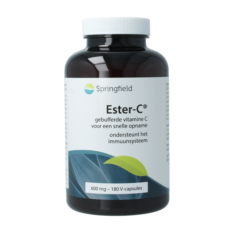 Springfield Ester-C gebufferde vitamine C 180 Vegetarische capsules