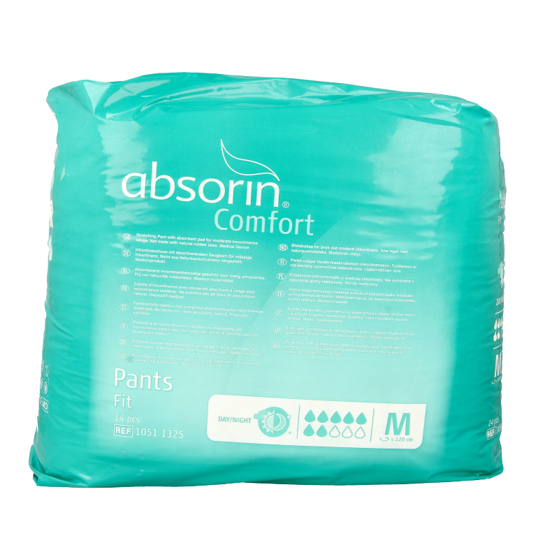 Absorin Comfort pants fit maat M tot 120cm 14 Stuks