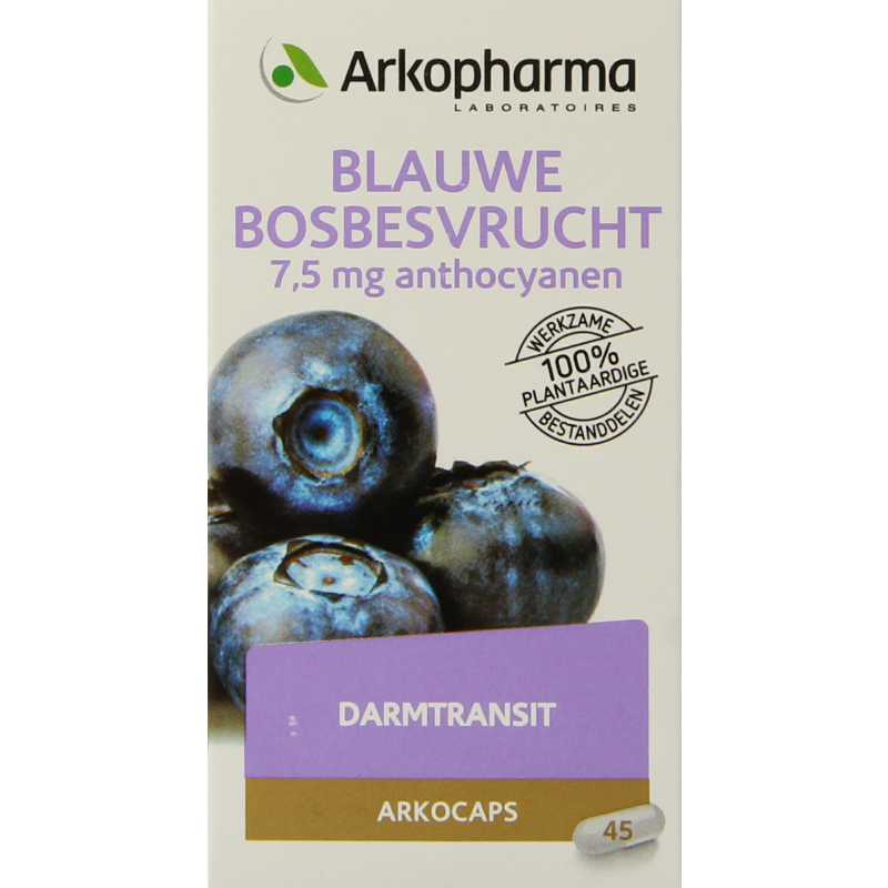 Arkocaps Blauwe bosbesvrucht bio 45 Capsules