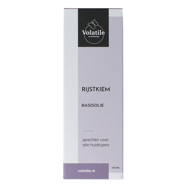 Volatile Rijstkiem basisolie glazen fles 100 Milliliter