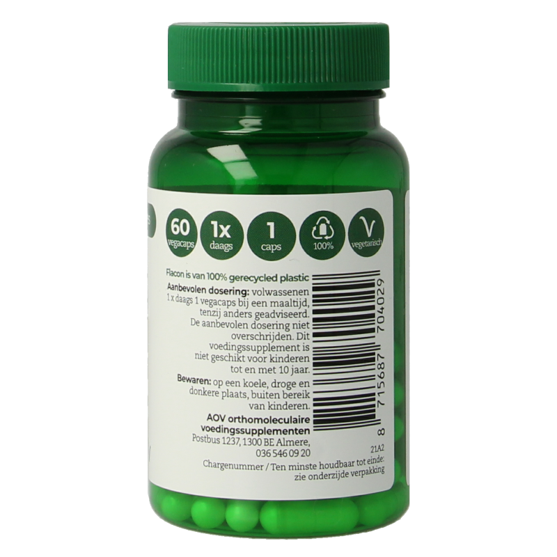 AOV 402 Vitamine D3 25mcg 60 Vegetarische capsules