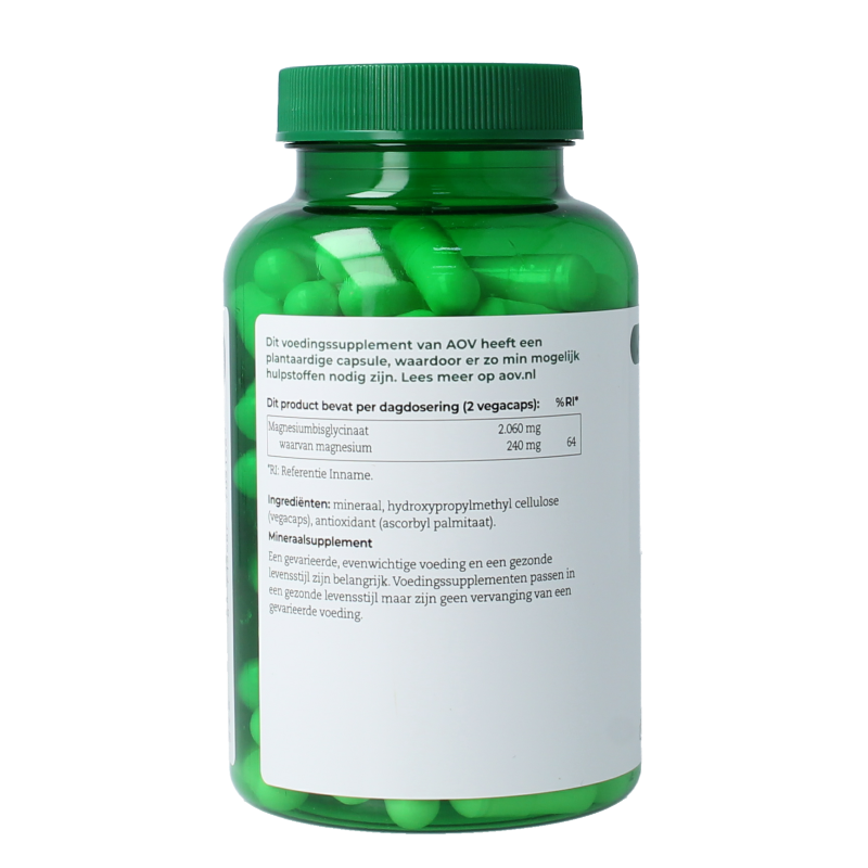 AOV 515 Magnesium bisglycinaat 120 Vegetarische capsules