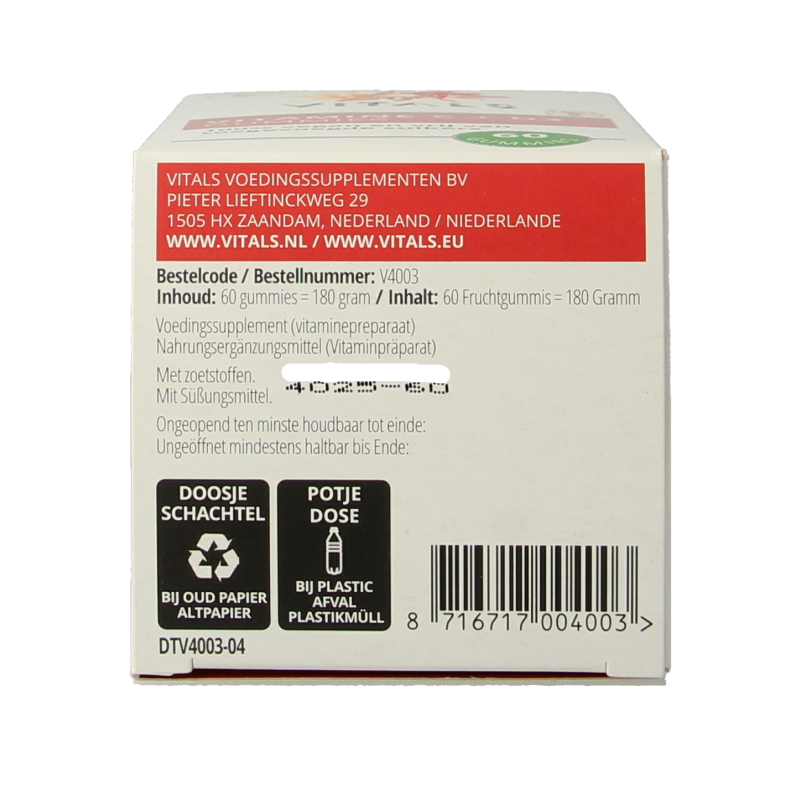 Vitals Vitamine C + D3 60 Gummies