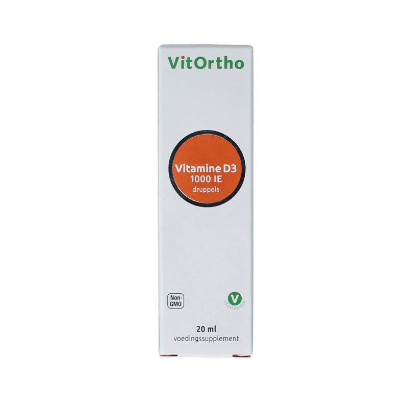 VitOrtho Vitamine D3 1000IE druppels 20 Milliliter