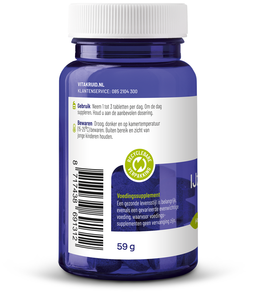 Vitakruid IJzer bisglycinaat 28mg complex 90 Tabletten