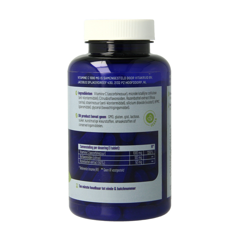 Vitakruid Vitamine C 1000 met Bioflavonoiden & Rozenbottel 90 Tabletten