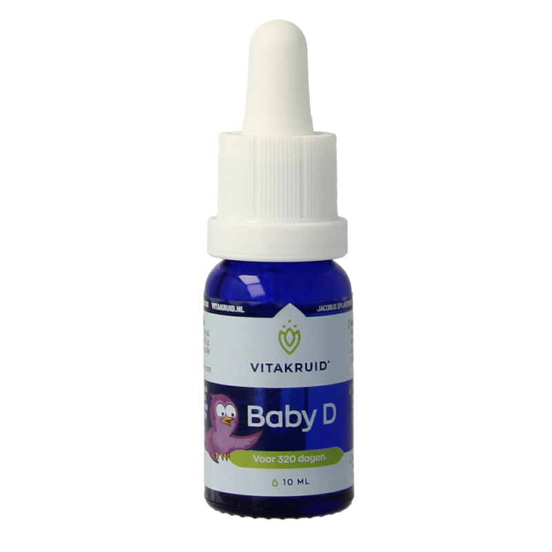 Vitakruid Vitamine D baby druppels 10 Milliliter