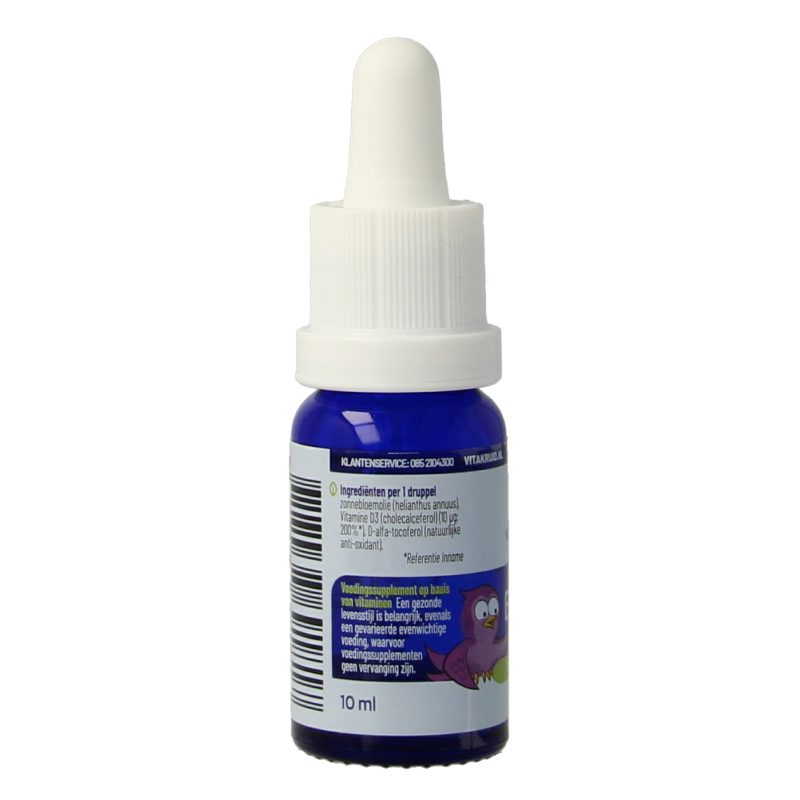 Vitakruid Vitamine D baby druppels 10 Milliliter