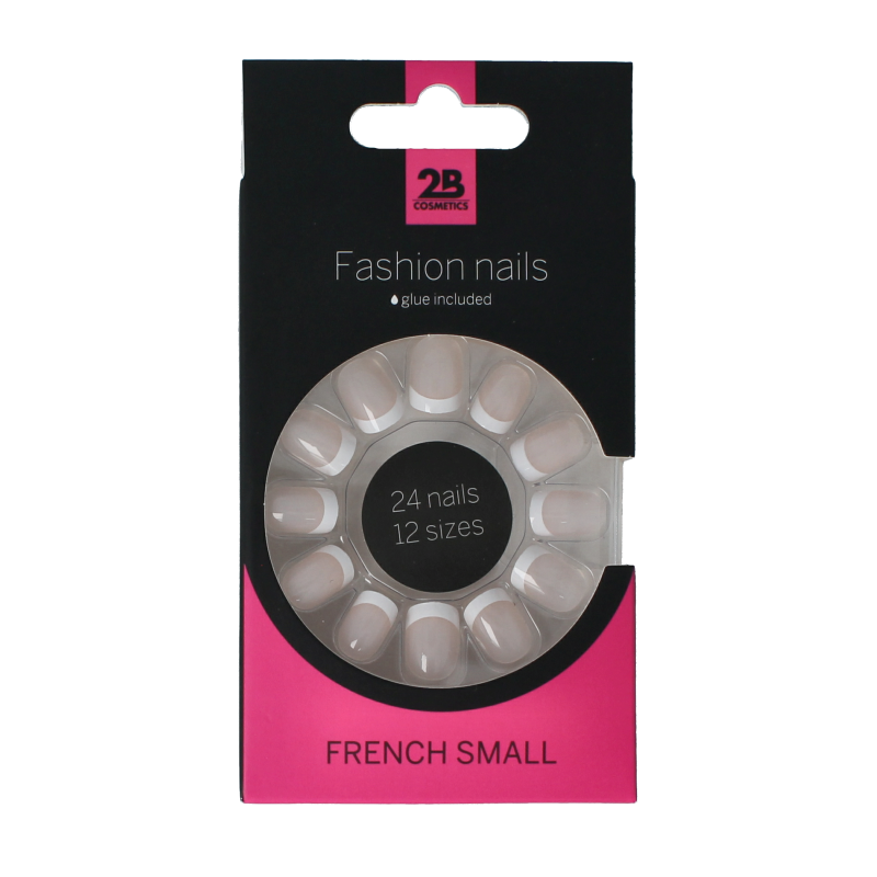 2B Nails french small 24 Stuks