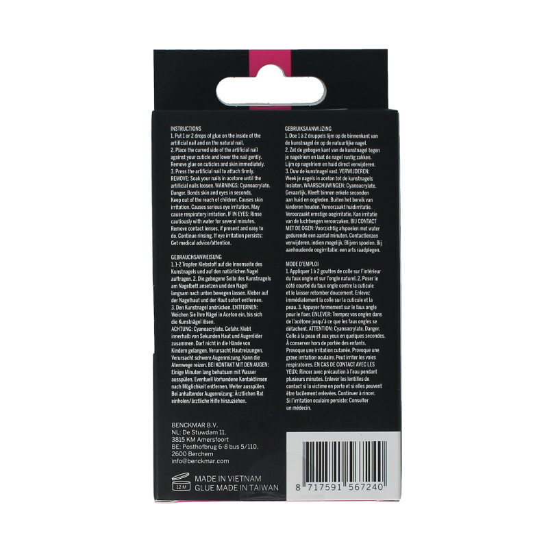 2B Nails french small 24 Stuks