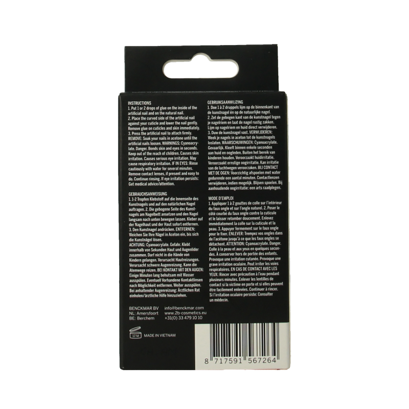 2B Nails french medium 24 Stuks