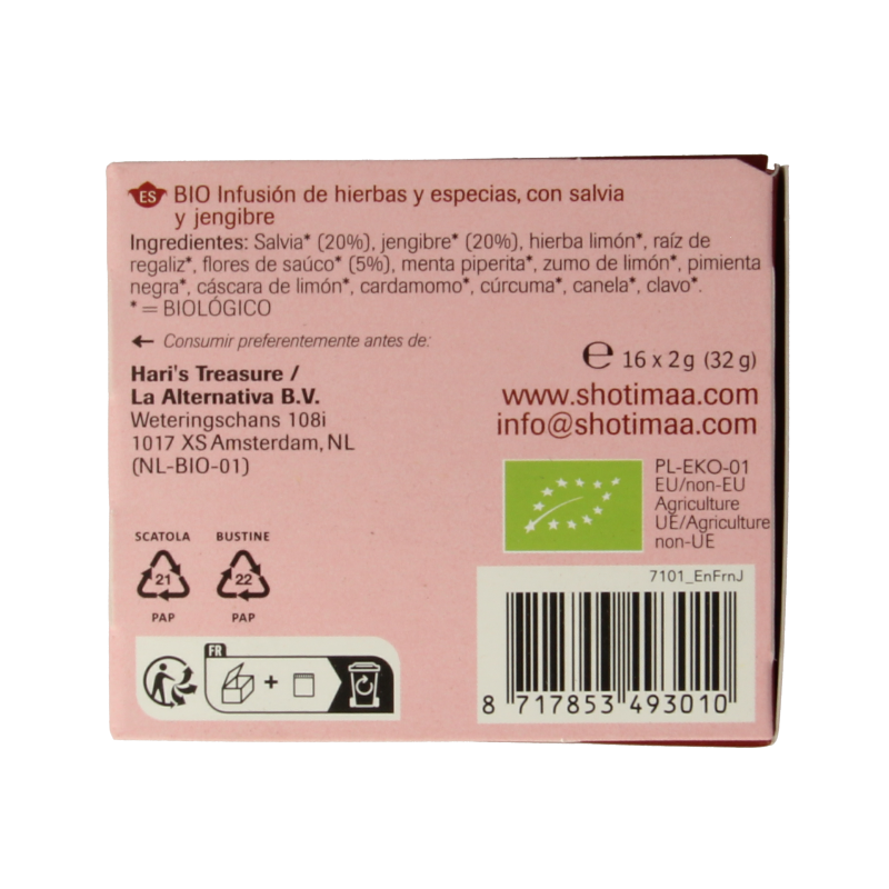 Shoti Maa I am bio 16 Zakjes