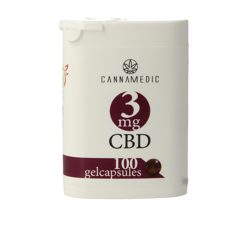 Cannamedic CBD Capsules 3mg 100 Capsules