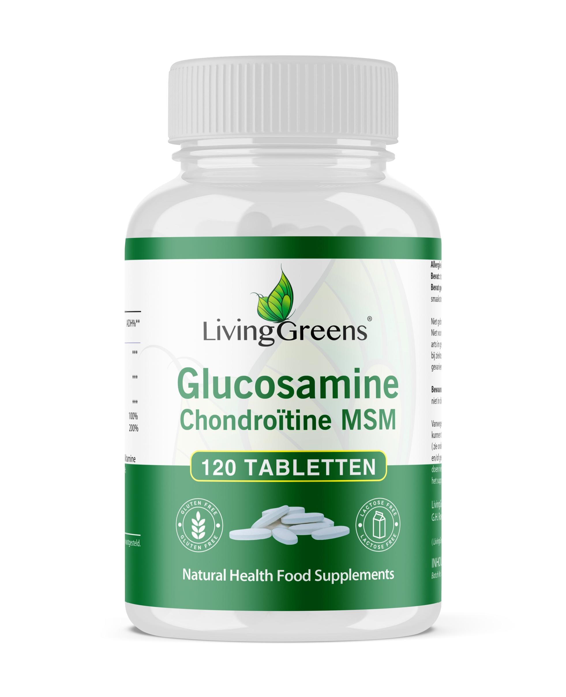 Livinggreens Glucosamine chondroitine MSM 120 Tabletten