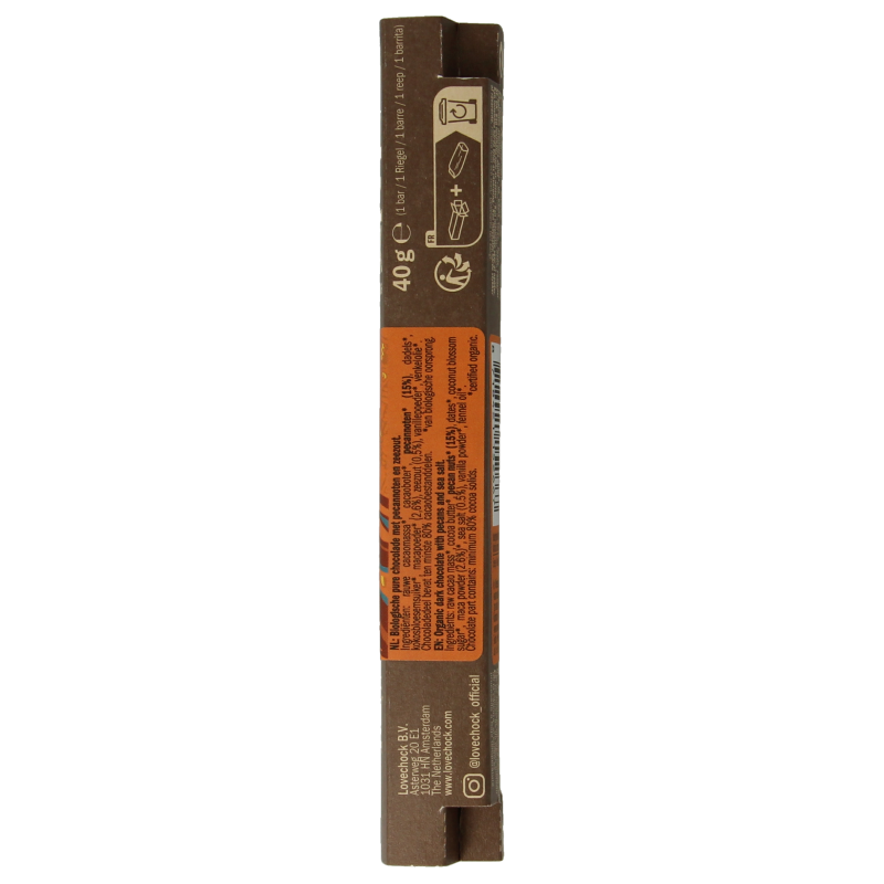 Lovechock Salted pecan bio 40 Gram
