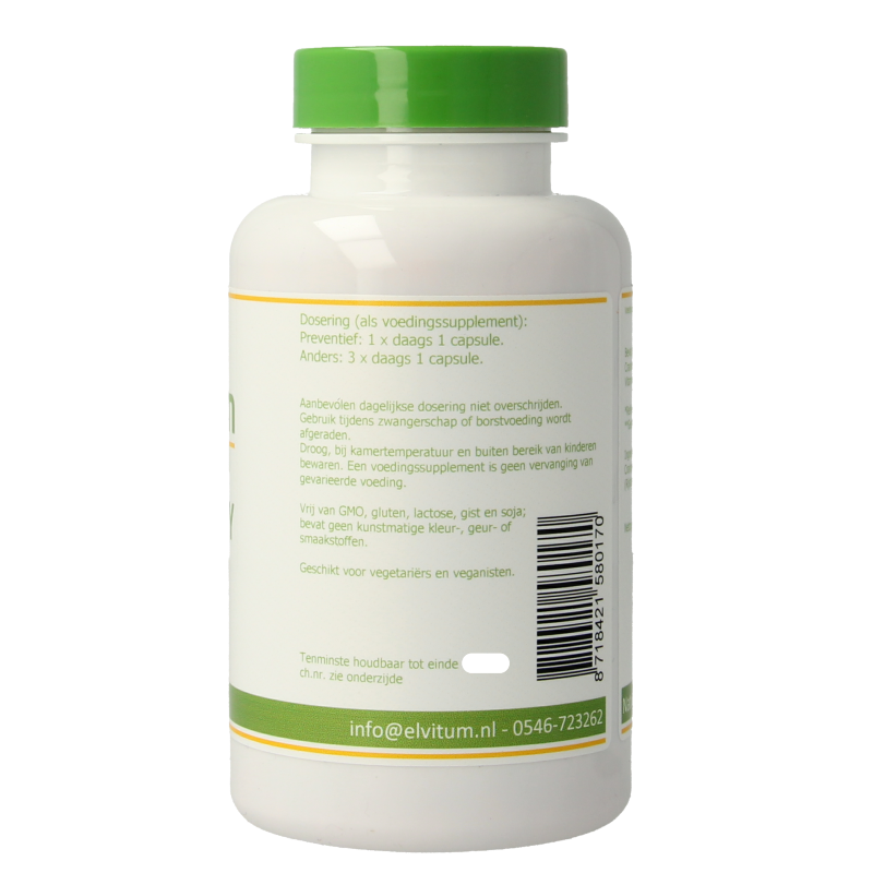 Elvitum Cranberry + 60mg vitamine C 150 Vegetarische capsules