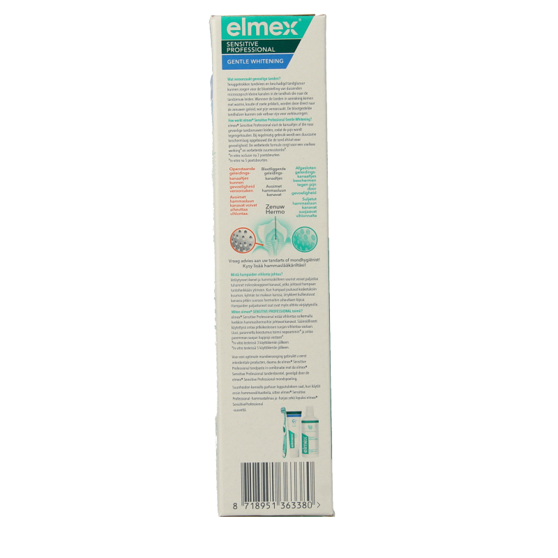 Elmex Tandpasta sensitive gentle white professional 75 Milliliter