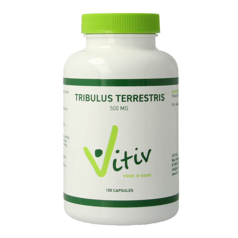 Vitiv Tribulus terrestris 500mg groen 100 Capsules