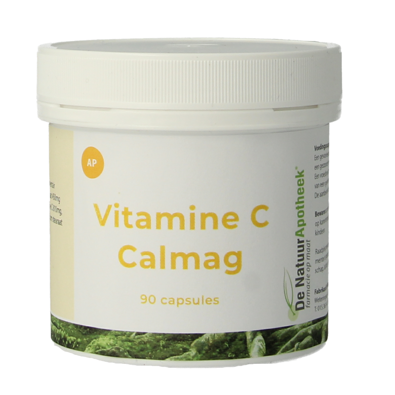 Natuurapotheek Vitamine C calmag 1000 natuurlijk 90 Capsules