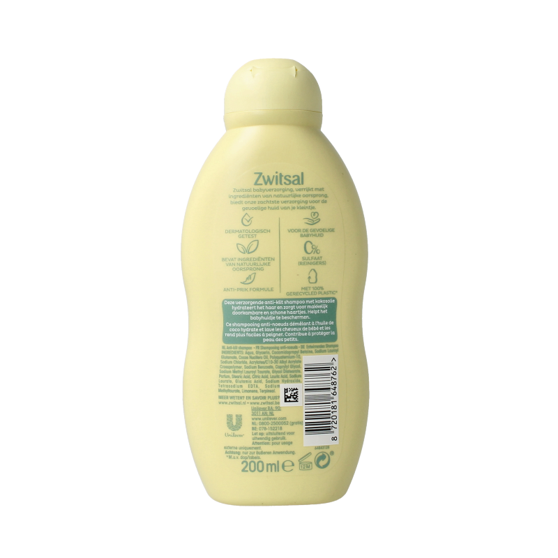 Zwitsal Shampoo anti-klit 200 Milliliter