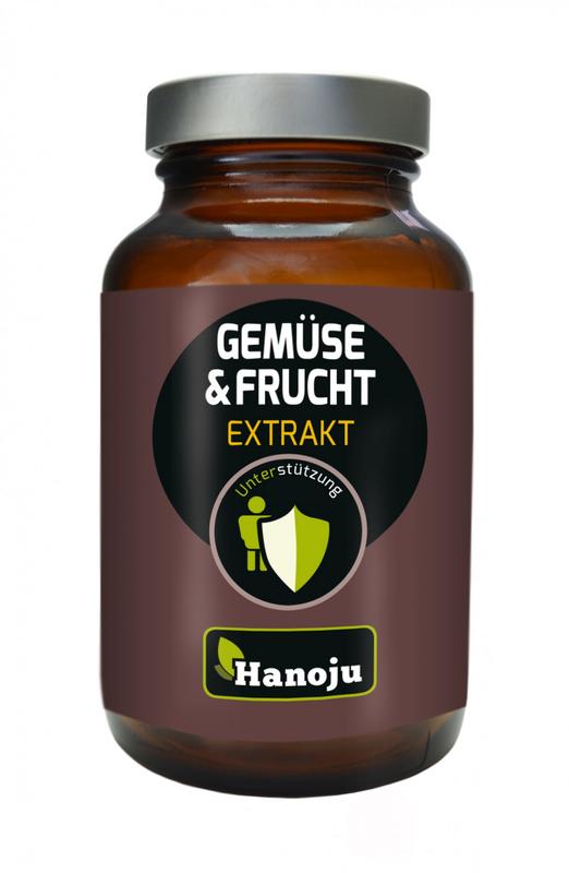 Hanoju Groente en fruit extract 500mg 90 Vegetarische capsules