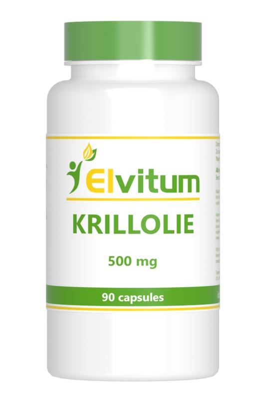 Elvitum Krill olie 500mg 90 Capsules