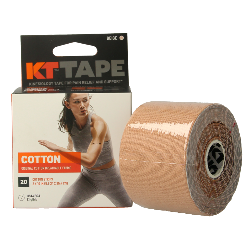 KT Tape Original precut 5 meter beige 20 Stuks
