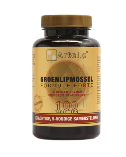 Artelle Groenlipmossel formule forte 100 Tabletten