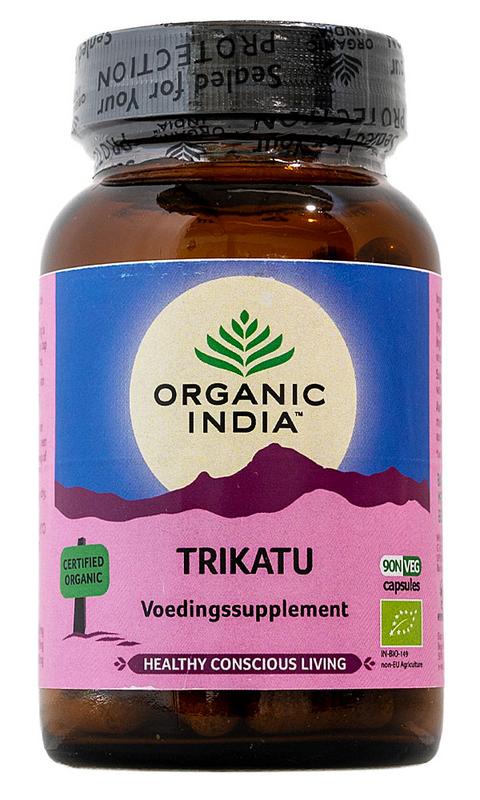 Organic India Trikatu bio 90 Vegetarische capsules
