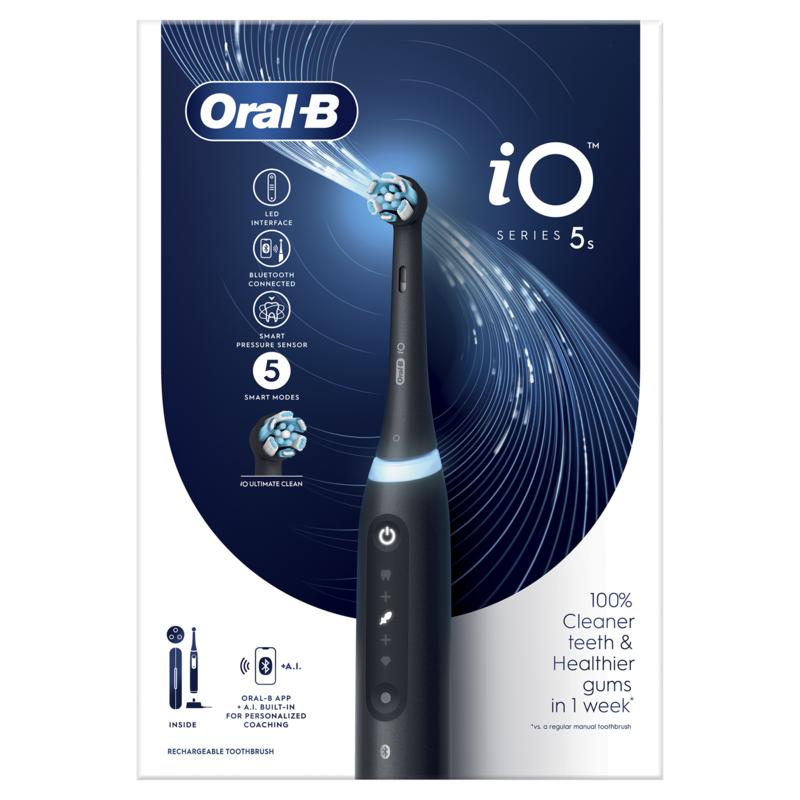Oral B Elektrische tandenborstel iO5s matt black 1 Stuks