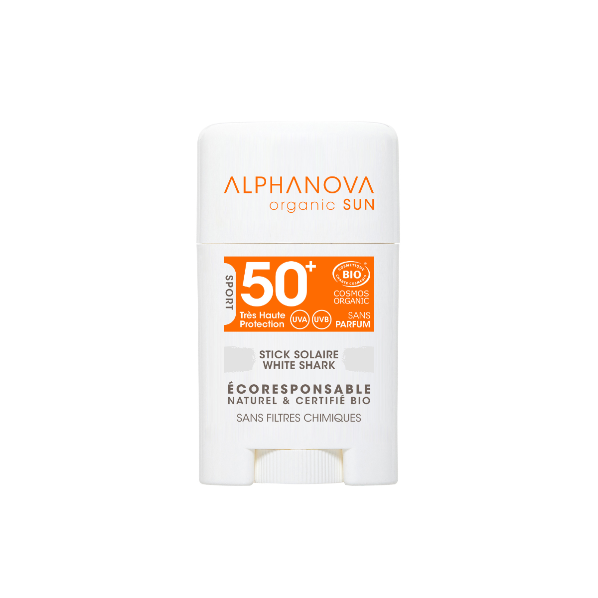 Alphanova Sun Zonnen 12 Gram Alphanova Sun Sun stick face white SPF50+ 12 Gram