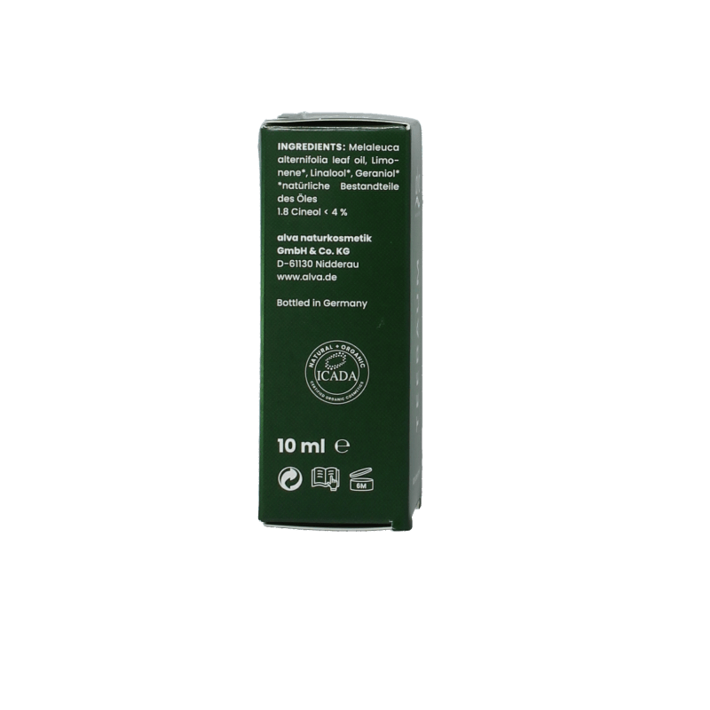 Alva Etherische oliën 10 Milliliter Alva Tea tree oil/theeboom olie 10 Milliliter